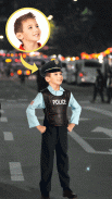 Kids Police Suit Photo Editor screenshot 0