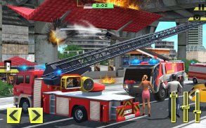 Fire Truck Rescue Training Sim screenshot 13