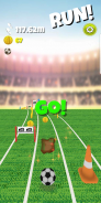 Soccer Ball Runner - The endless football game screenshot 0