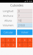 Area y Volumen Calculadora screenshot 5
