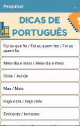 Dicas de Português screenshot 1