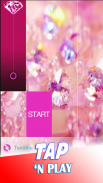 Pink Heart Diamond Magic Tiles Piano screenshot 3