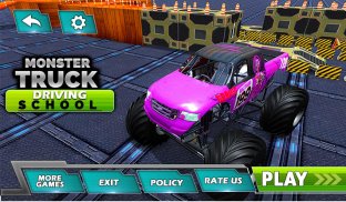 Monster Truck Parking: Car Parking Driving School screenshot 16