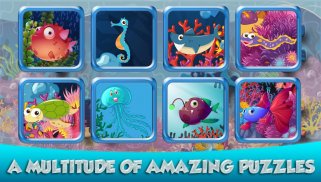 Fish Puzzles for kids & toddlers 🐳 screenshot 3