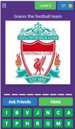 Guess the football team-QUIZ screenshot 14