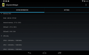 ASystemWidget screenshot 0