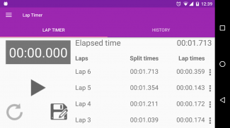 Lap Timer screenshot 0