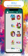Holi Sticker: Happy Holi & Holi 2020 (WASticker) screenshot 2
