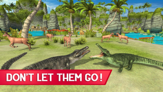 Hungry Crocodile 2 Shark Games screenshot 1