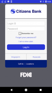 Citizens Bank Mobile Banking screenshot 1