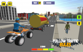 ATV QuadBike Driver Crazy Town screenshot 19