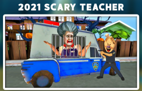 Scary Teacher Baby 3D VS Stranger & Police screenshot 1