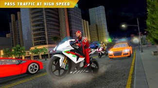 Highway Traffic Bike Race Moto screenshot 1