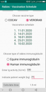 Rabies - Vaccination Schedule screenshot 1