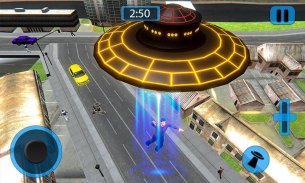 Penerbangan UFO Simulator kapal angkasa Menyerang screenshot 10