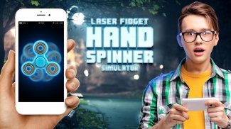 Laser fidget hand spinner screenshot 1
