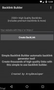 BackLink Builder screenshot 0