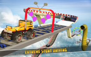 Monster Truck Mega Ramp Stunts Extreme Stunt Games screenshot 6