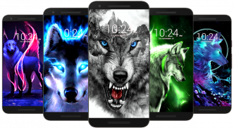 Black Wolf Wallpaper HD screenshot 6