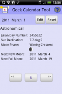 Geek Calendar Tool screenshot 0