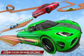 Electric Car Stunt 3D Games screenshot 2