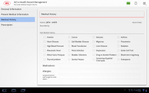 ACS-Personal Medical Report screenshot 0