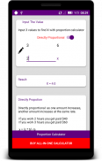 Proportion Calculator screenshot 0