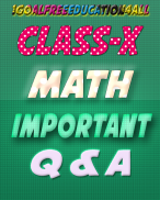 10th class math important Q&A (Chapter-wise) screenshot 0