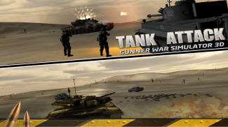 Tank Attack: Gunner Guerra Sim screenshot 12