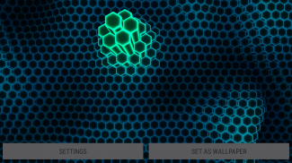 Neon Cells Particles 3D Live Wallpaper screenshot 4