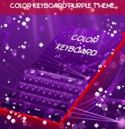 Color Keyboard Purple screenshot 3