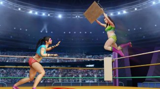 Women Wrestling Rumble: การต่อสู้ในสวนหลังบ้าน screenshot 3