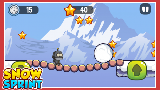 Snow Sprint: Classical Endless Running Game screenshot 3