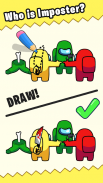 Draw Puzzle Imposter: Draw one part & Brain Teaser screenshot 1