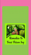 Remedies to Treat Poison Ivy screenshot 1