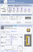 PowerECal - Power Supply & Magnetic Calculator screenshot 5