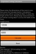 Suspended Ceiling Calc Lite screenshot 0