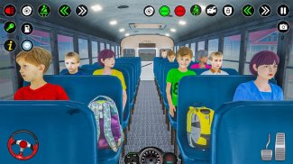اتوبوس مدرسه بالا رانندگی 3D screenshot 6
