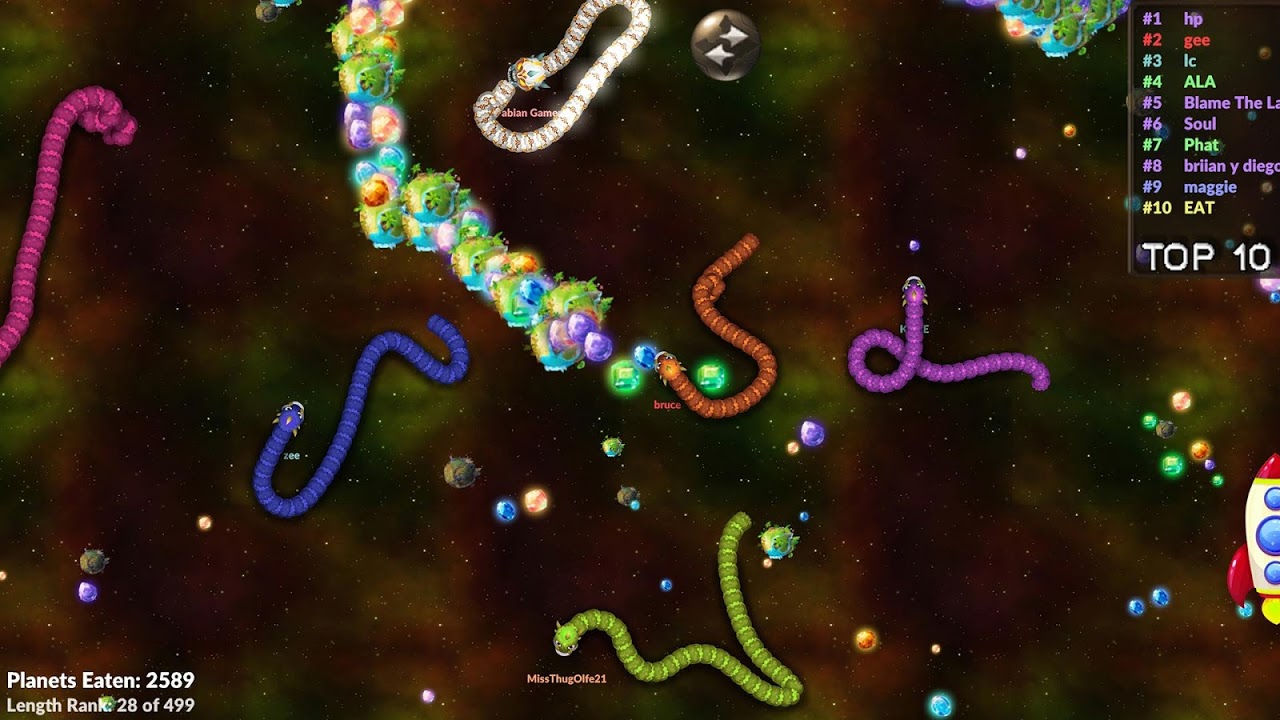 Space Slither Worm::Appstore for Android