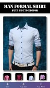 Man Formal Shirt Suit Photo Editor screenshot 4