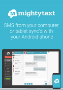 MightyText - 컴퓨터에서 SMS screenshot 0