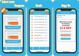 Coupons For Wish : vouchers and promo codes screenshot 0