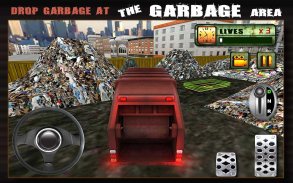 Ville Truck Garbage pilote screenshot 0