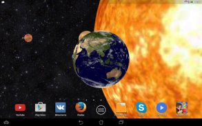 太阳系 3D 动态壁纸 screenshot 0