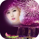 Firework photo frames costume montage editor Icon