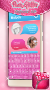 Pink Glitter Keyboard Art screenshot 2