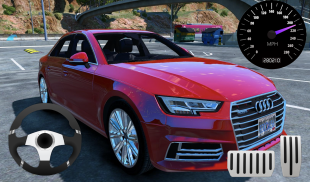 Driver Audi A4 Parking City screenshot 2