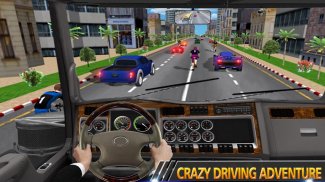 में ट्रक ड्राइविंग खेल : हाइवे सड़कें तथा पटरियों screenshot 1