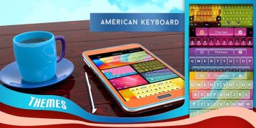 American Keyboard with Emojis screenshot 0