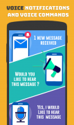 Lector de notificaciones de voz para, SMS Notify screenshot 13